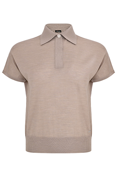 Шерстяное поло с поясом KITON Шерстяное поло с поясом KITON
