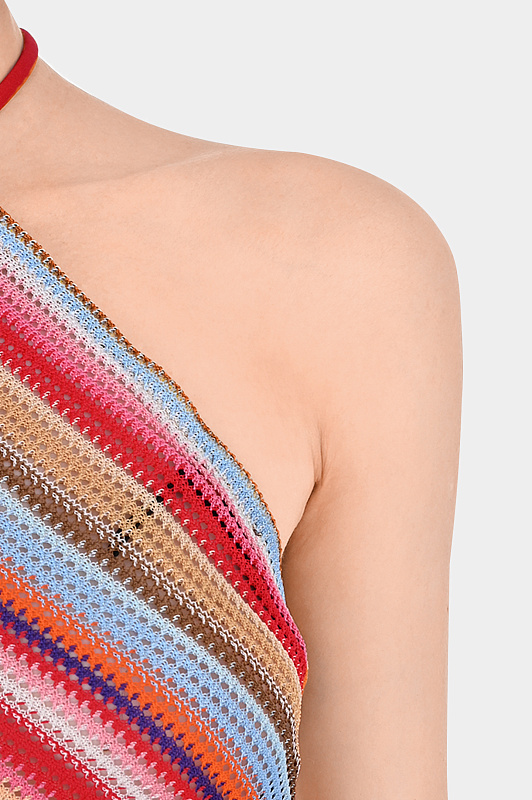 Топ из вискосы MISSONI Разноцветный Женский NS24SK02-BR00UW Топ из вискосы MISSONI Разноцветный Женский NS24SK02-BR00UW