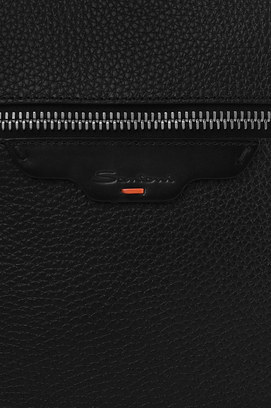 Фактурная сумка-планшет SANTONI Черный Мужской UIBGA2913EN-AITB Фактурная сумка-планшет SANTONI Черный Мужской UIBGA2913EN-AITB
