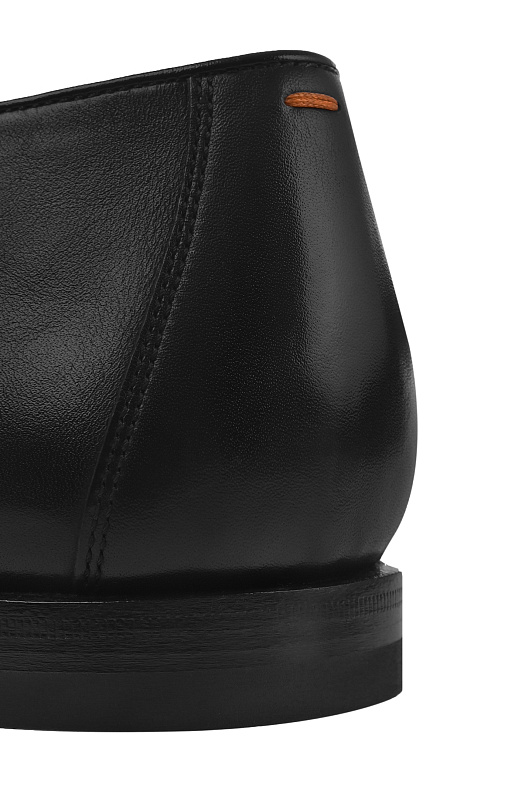 Кожаные туфли дерби SANTONI Черный Мужской MCNG19248SA4SMEMN01