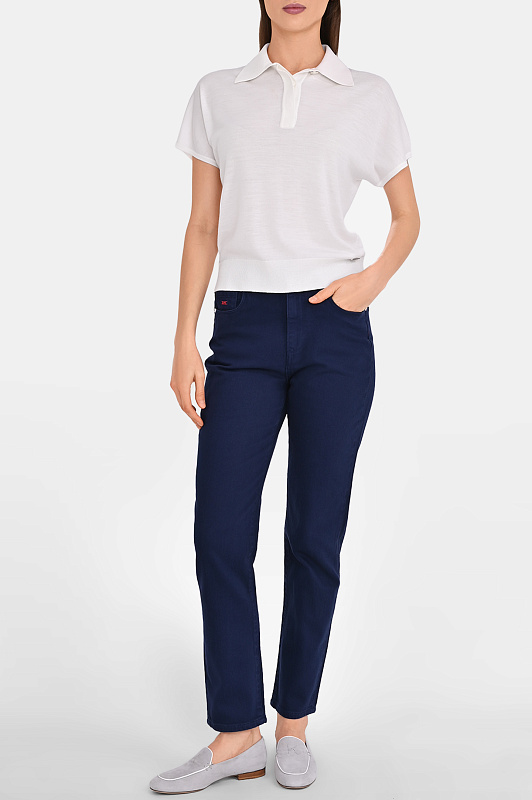 Прямые джинсы KITON Синий Женский DJ54101K0924H1 Прямые джинсы KITON Синий Женский DJ54101K0924H1