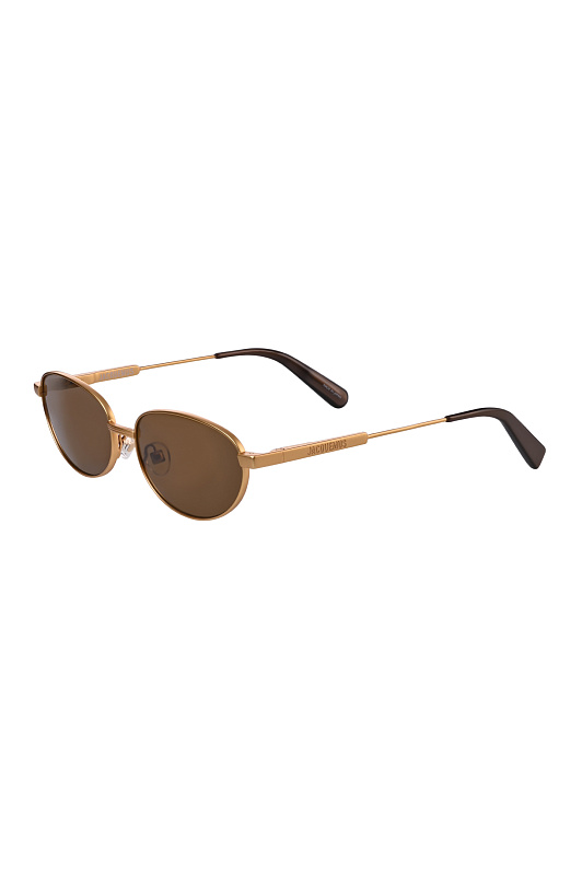 Металлические очки овальные JACQUEMUS Коричневый Unisex JAC120C1SUN/K Металлические очки овальные JACQUEMUS Коричневый Unisex JAC120C1SUN/K