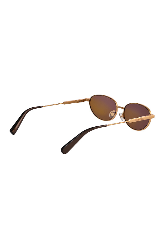 Металлические очки овальные JACQUEMUS Коричневый Unisex JAC120C1SUN/K Металлические очки овальные JACQUEMUS Коричневый Unisex JAC120C1SUN/K