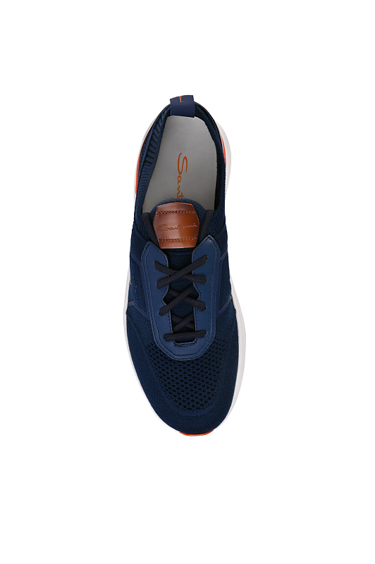 Трикотажные кроссовки SANTONI Темно-синий Мужской MBBG22154BARTOTZU60 Трикотажные кроссовки SANTONI Темно-синий Мужской MBBG22154BARTOTZU60
