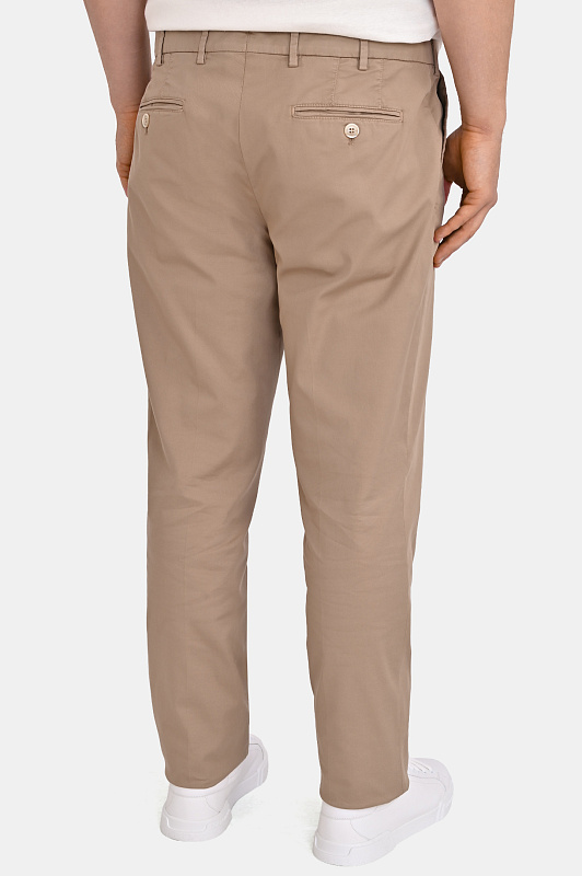 Хлопковые брюки чинос BRUNELLO CUCINELLI Бежевый Мужской M289LI1770 Хлопковые брюки чинос BRUNELLO CUCINELLI Бежевый Мужской M289LI1770