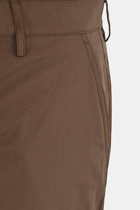 Хлопковые брюки CANALI Коричневый Мужской U91675AV05971