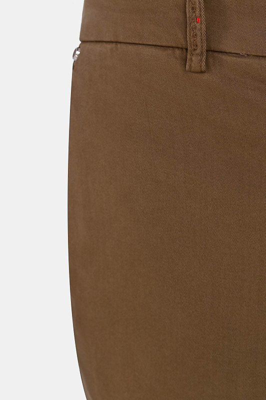 Прямые брюки из лиоцелла KITON Коричневый Мужской UFPPERK0606H0 Прямые брюки из лиоцелла KITON Коричневый Мужской UFPPERK0606H0