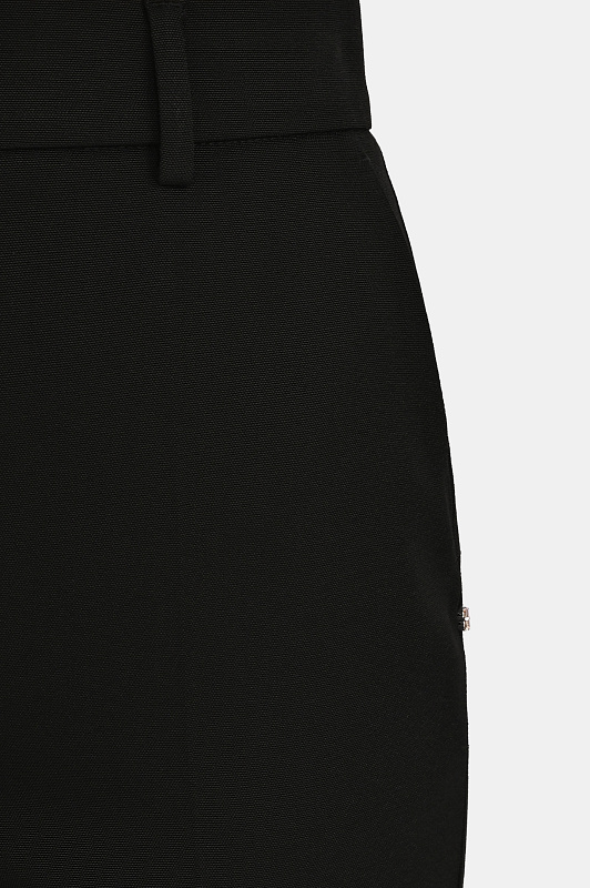 Вискозные брюки клёш SPORTMAX Черный Женский SPXGIRELLO 2612131042600 Вискозные брюки клёш SPORTMAX Черный Женский SPXGIRELLO 2612131042600