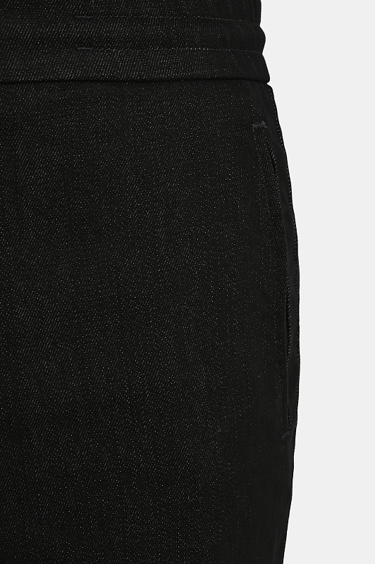 Фактурные брюки KITON Черный Мужской UPLACRK0624H0