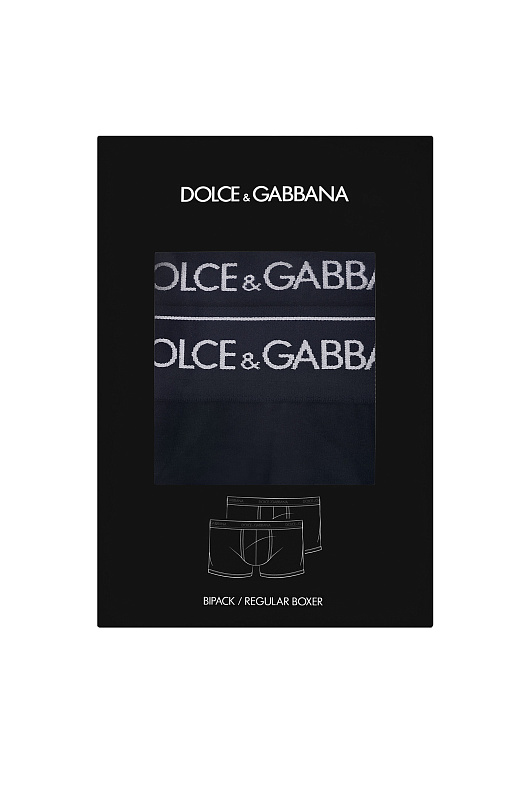 Хлопковые боксеры DOLCE & GABBANA Темно-синий Мужской M9C07JONN95 Хлопковые боксеры DOLCE & GABBANA Темно-синий Мужской M9C07JONN95