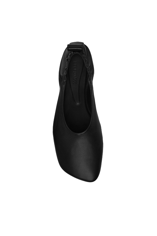 Кожаные балетки SPORTMAX Черный Женский SPXNURAGHE 2612521012600 Кожаные балетки SPORTMAX Черный Женский SPXNURAGHE 2612521012600