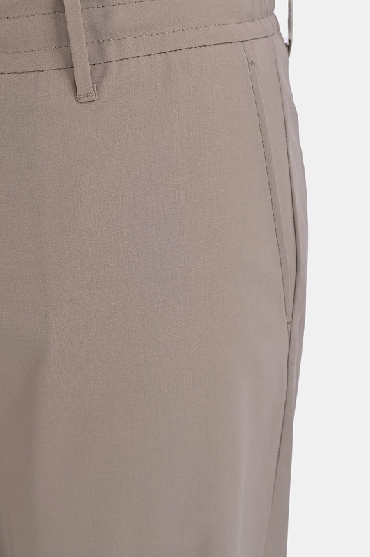 Прямые брюки с кулиской CANALI Светло-бежевый Мужской U91659AA05960