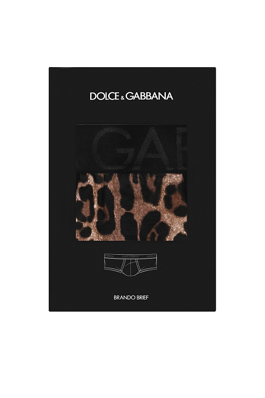 Леопардовые трусы DOLCE & GABBANA Леопардовый Мужской M3D24JFSGWF Леопардовые трусы DOLCE & GABBANA Леопардовый Мужской M3D24JFSGWF