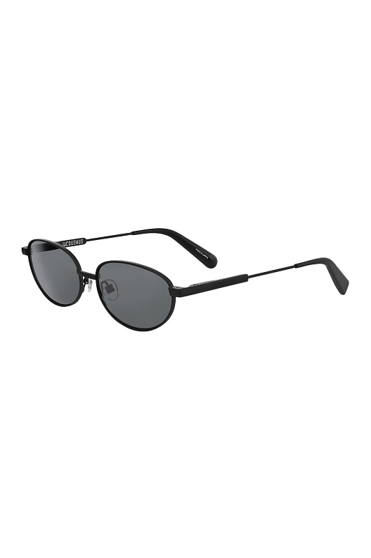Металлические очки овальные JACQUEMUS Черный Unisex JAC120C5SUN/K Металлические очки овальные JACQUEMUS Черный Unisex JAC120C5SUN/K