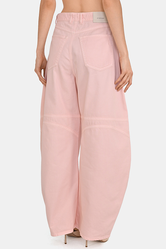 Хлопковые джинсы карго SPORTMAX Розовый Женский SPXFASHION 2612131012600 Хлопковые джинсы карго SPORTMAX Розовый Женский SPXFASHION 2612131012600