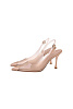 Кожаные босоножки с мысом GIANVITO ROSSI Бежевый Кожаные босоножки с мысом GIANVITO ROSSI Бежевый