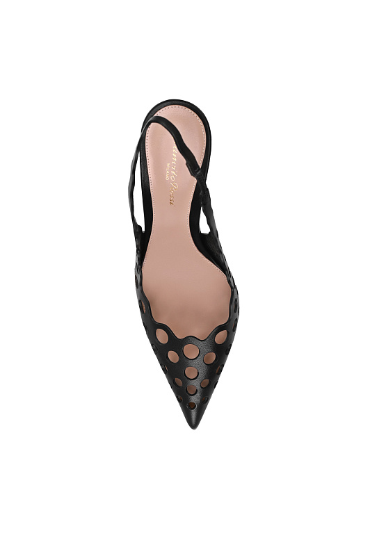 Кожаные босоножки GIANVITO ROSSI Черный Женский G95648.95RIC.NXFNERO Кожаные босоножки GIANVITO ROSSI Черный Женский G95648.95RIC.NXFNERO