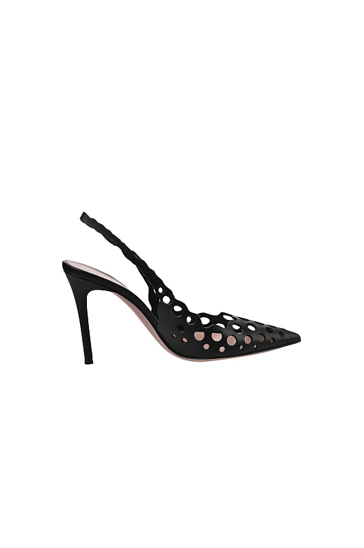 Кожаные босоножки GIANVITO ROSSI Черный Женский G95648.95RIC.NXFNERO Кожаные босоножки GIANVITO ROSSI Черный Женский G95648.95RIC.NXFNERO