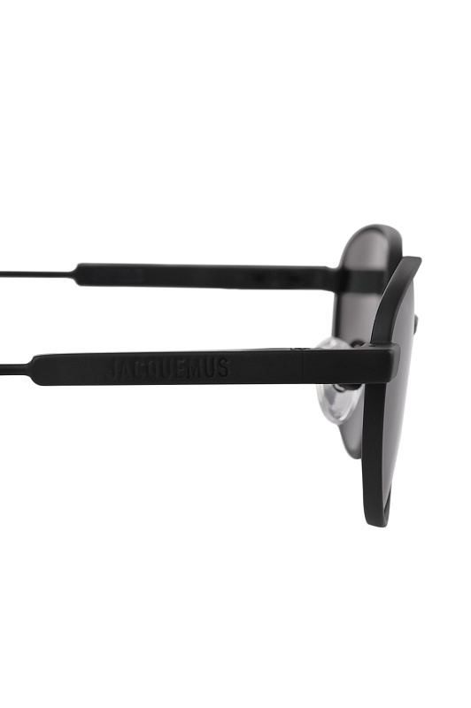 Металлические очки овальные JACQUEMUS Черный Unisex JAC120C5SUN/K Металлические очки овальные JACQUEMUS Черный Unisex JAC120C5SUN/K