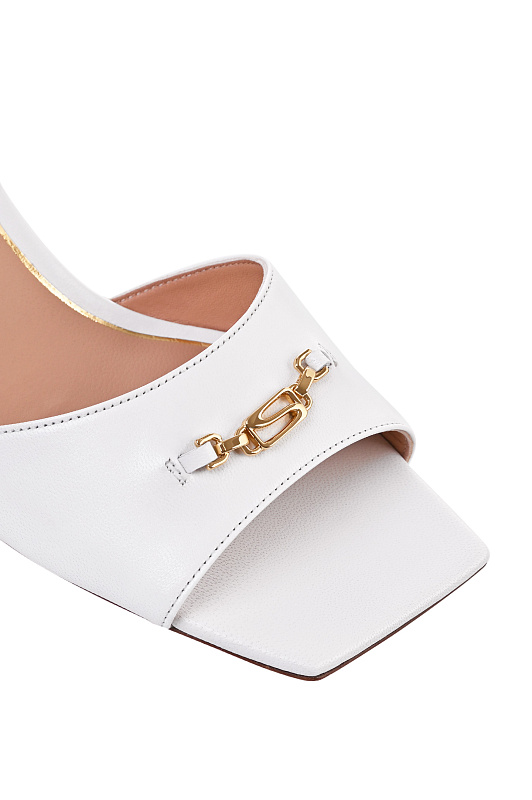 Кожаные босоножки SANTONI Белый Женский WHPG72055HA2NWLN Кожаные босоножки SANTONI Белый Женский WHPG72055HA2NWLN