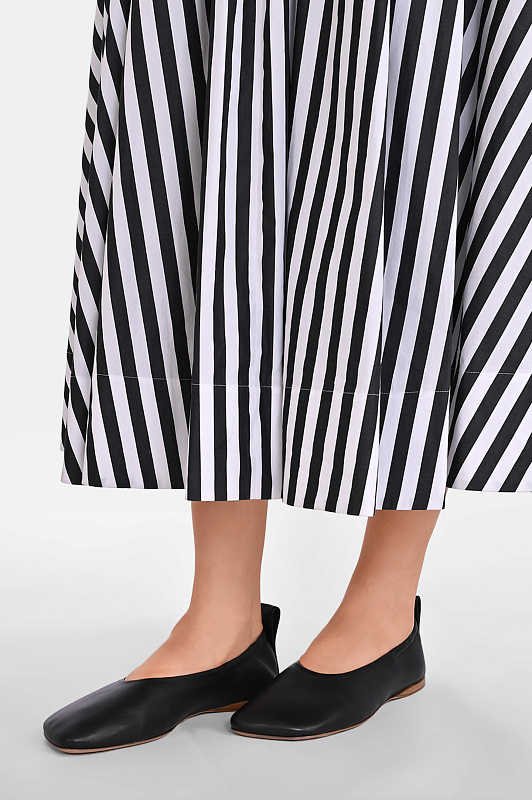 Кожаные балетки SPORTMAX Черный Женский SPXNURAGHE 2612521012600 Кожаные балетки SPORTMAX Черный Женский SPXNURAGHE 2612521012600