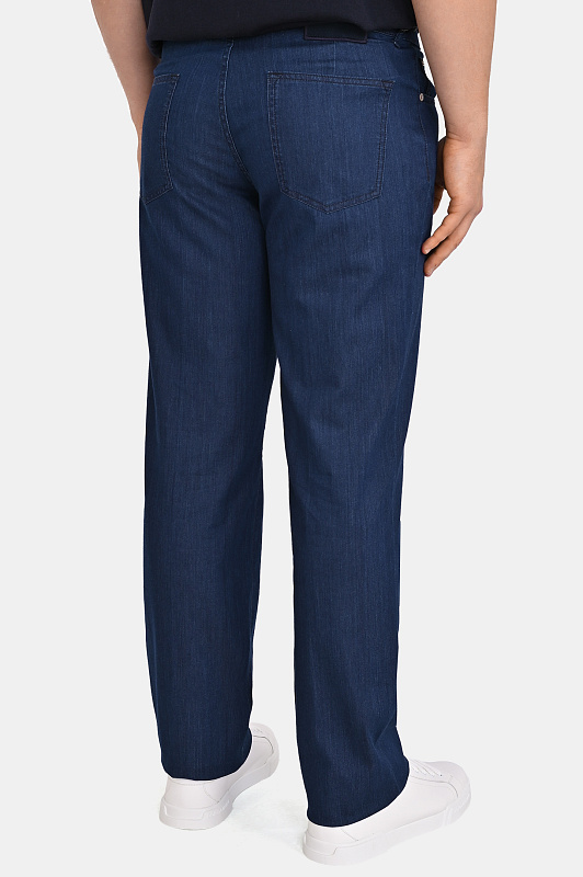 Прямые джинсы стрейч KITON Синий Мужской UPR005LK0622H0 Прямые джинсы стрейч KITON Синий Мужской UPR005LK0622H0