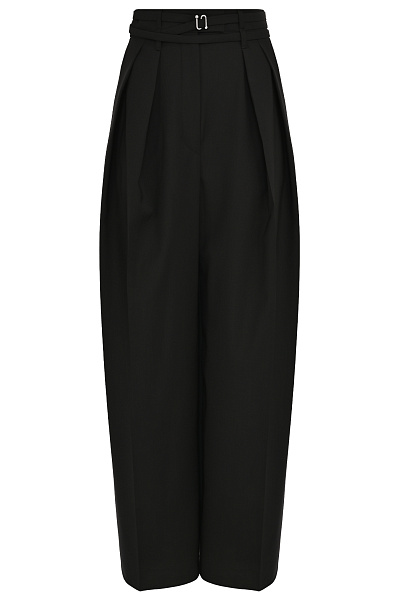 Шерстяные брюки с защипами SPORTMAX