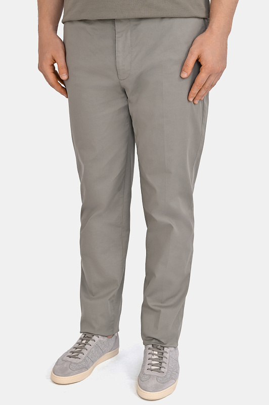 Хлопковые брюки чинос BRUNELLO CUCINELLI Оливковый Мужской M289LI1770 Хлопковые брюки чинос BRUNELLO CUCINELLI Оливковый Мужской M289LI1770