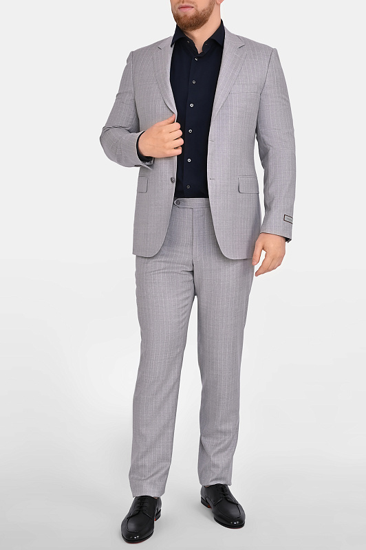 Костюм из шерсти CANALI Серый Мужской 12280/19BF04364 Костюм из шерсти CANALI Серый Мужской 12280/19BF04364