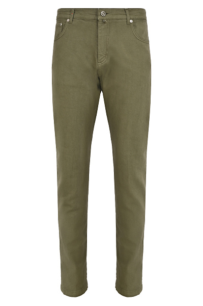 Джинсы зеленые KITON Джинсы зеленые KITON