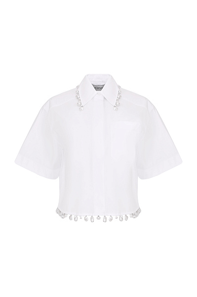 Хлопковая блуза SPORTMAX Хлопковая блуза SPORTMAX