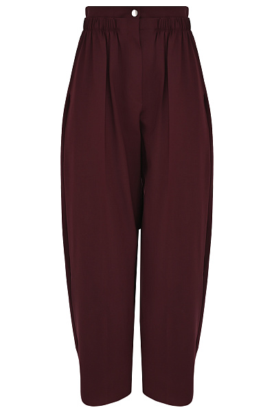 Шерстяные брюки палаццо SPORTMAX