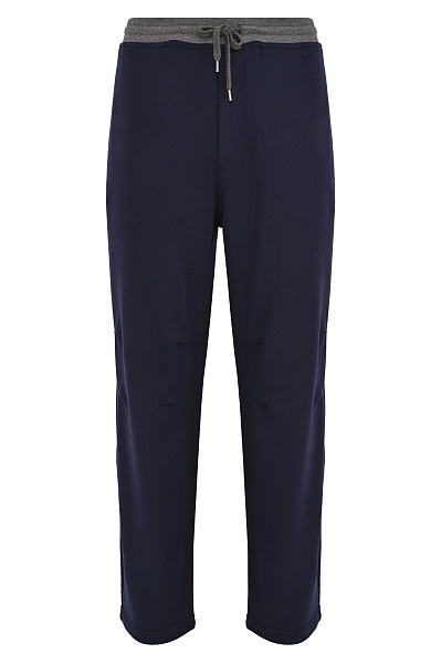 Трикотажные брюки с кулиской BRUNELLO CUCINELLI Трикотажные брюки с кулиской BRUNELLO CUCINELLI
