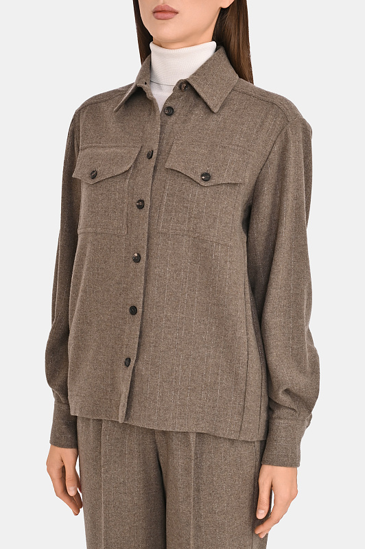 Блуза KITON Бежевый Женский D54434K0588I0
