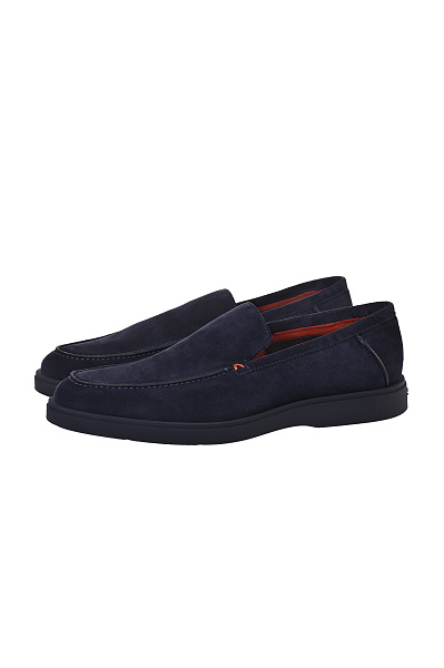 Замшевые лоферы SANTONI Замшевые лоферы SANTONI