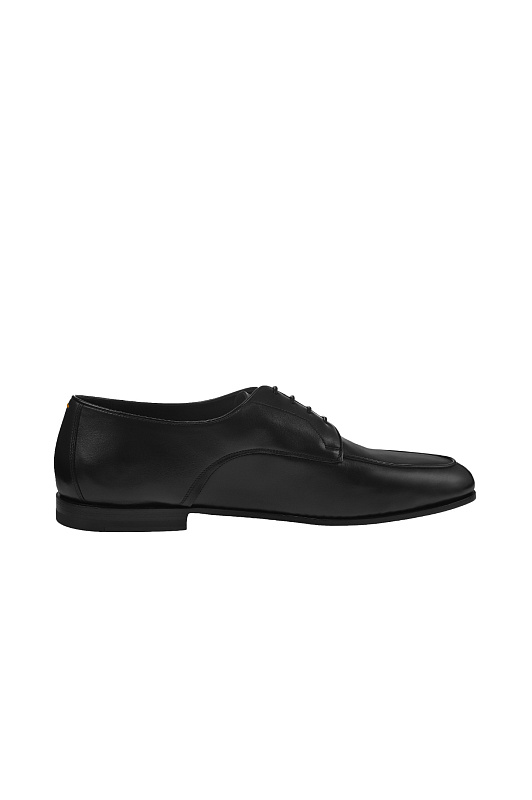 Кожаные туфли дерби SANTONI Черный Мужской MCNG19248SA4SMEMN01