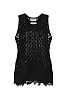 Ажурная блуза SPORTMAX Черный Ажурная блуза SPORTMAX Черный