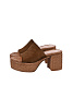 Кожаные сабо GIANVITO ROSSI Коричневый