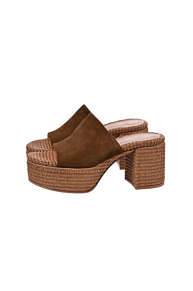 Кожаные сабо GIANVITO ROSSI Кожаные сабо GIANVITO ROSSI