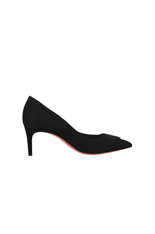 Туфли-лодочки с бантом SANTONI Черный Женский WDIG71206HIATMGD Туфли-лодочки с бантом SANTONI Черный Женский WDIG71206HIATMGD