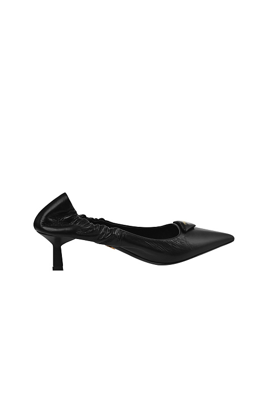 Кожаные туфли PRADA Черный Женский 1I188O055070 Кожаные туфли PRADA Черный Женский 1I188O055070