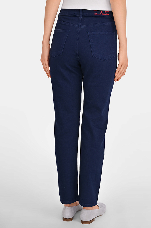 Прямые джинсы KITON Синий Женский DJ54101K0924H1 Прямые джинсы KITON Синий Женский DJ54101K0924H1