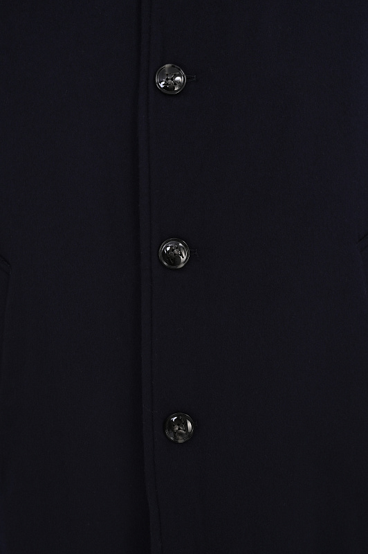 Пальто шерстяное KITON Темно-синий Мужской UW2564V0460L2 Пальто шерстяное KITON Темно-синий Мужской UW2564V0460L2