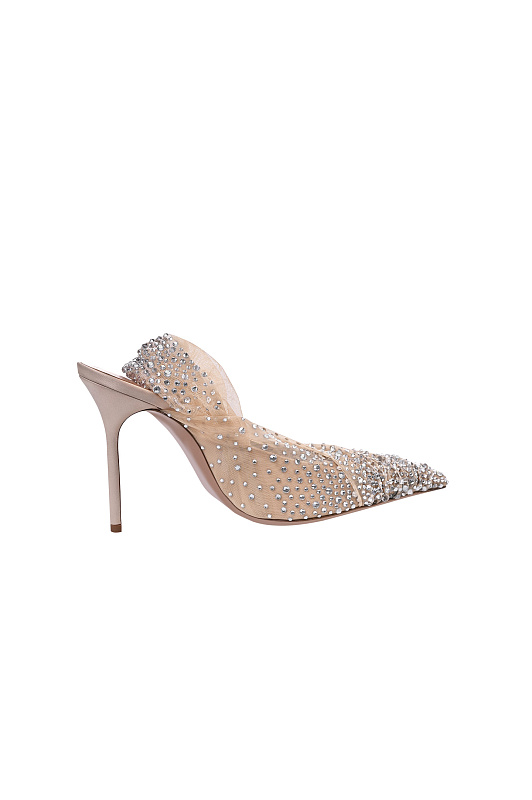 Сетчатые босоножки GEDEBE Бежевый Женский SIMONE SLINGBACK 105