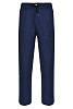 Льняные брюки на кулиске CASTANGIA Темно-синий
