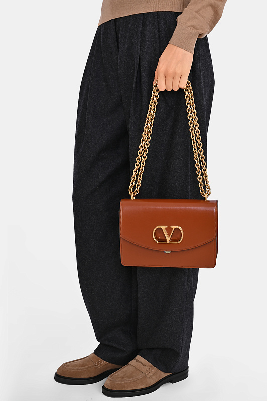 Сумка с цепочным ремнём VALENTINO GARAVANI Коричневый Женский 8W2B0R16GCB Сумка с цепочным ремнём VALENTINO GARAVANI Коричневый Женский 8W2B0R16GCB
