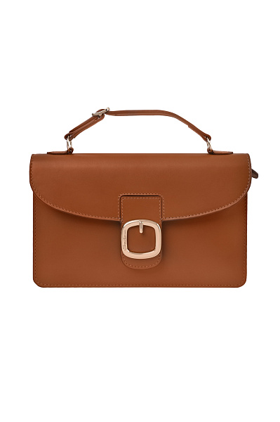 Кожаный клатч с пряжкой SANTONI