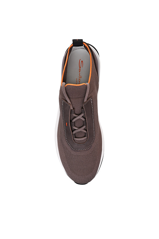 Трикотажные кроссовки SANTONI Какао Мужской MBIG21601BINCHODM20