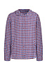Льняная рубашка в клетку KITON Голубой Льняная рубашка в клетку KITON Голубой