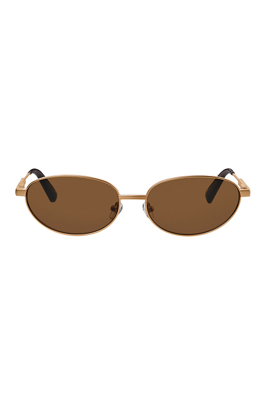 Металлические очки овальные JACQUEMUS Коричневый Unisex JAC120C1SUN/K Металлические очки овальные JACQUEMUS Коричневый Unisex JAC120C1SUN/K